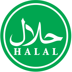 Halal Certified badge