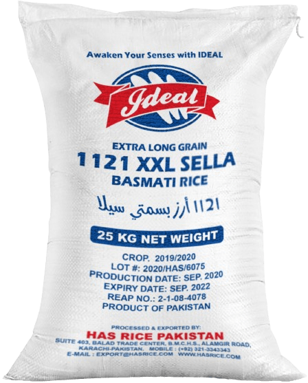 1121 Sella 25 kg PP woven IDEAL-branded bag